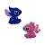 Aplique Emborrachado Personagem Stitch e Angel Sentados - Imagem 1