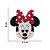 Aplique Emborrachado da Minnie com Laço - Imagem 2