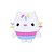 Aplique Emborrachado Personagem Gato Cake da Gabby - Imagem 1