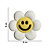 Aplique Emborrachado Flor Margarida Emoji - Imagem 2