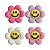 Aplique Emborrachado Flor Margarida Emoji - Imagem 1
