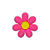 Aplique Emborrachado Flor com Miolo de Botão - Imagem 4