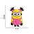 Aplique Emborrachado Personagem Minions Menina - Imagem 2