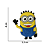 Aplique Emborrachado Personagem Minions Jerry - Imagem 2