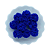 Pompom de Malha 25mm com 10 unidades | Azul Royal - Imagem 1
