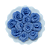 Flor de Tecido 3cm | 3 Unidades | Cor: Azul Bebê - Imagem 1