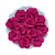 Flor de Tecido 3cm | 3 Unidades | Cor: Rosa Pink Especial - Imagem 1