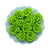 Flor de Tecido 3cm | 3 Unidades | Cor: Verde Neon - Imagem 1