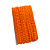 Fita Mini Pompom 10mm | 1 Metro Cor: Laranja - Imagem 1