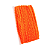Fita Mini Pompom 10mm | 1 Metro Cor: Laranja Neon - Imagem 1
