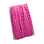 Fita Mini Pompom 10mm | 1 Metro Cor: Rosa Chiclete - Imagem 1