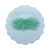 Pompom Bigode de Pelúcia 7cm | Cor: 513 Pastel Green - Imagem 1