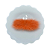 Pompom Bigode de Pelúcia 7cm | Cor: 668 Tangerine - Imagem 1