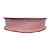 Fita Linha 3D com Borda Franzida 38mm | 1 Metro | Cor: Rosa Bebê - Imagem 1