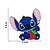 Aplique Emborrachado Personagem Stitch com Morango - Imagem 2