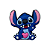 Aplique Emborrachado Personagem Stitch com Coração - Imagem 1