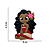 Aplique Emborrachado Personagem Moana Sentada - Imagem 2