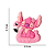 Aplique Emborrachado Personagem Stitch ou Angel no Flamingo - Imagem 5