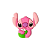 Aplique Emborrachado Personagem Stitch ou Angel com Água de Coco - Imagem 4