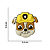 Aplique Emborrachado Personagem Patrulha Canina Rubble - Imagem 2