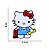 Aplique Emborrachado Escolar Personagem Hello Kitty - Imagem 5