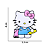 Aplique Emborrachado Escolar Personagem Hello Kitty - Imagem 2