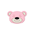 Aplique Emborrachado Rosto Urso - Imagem 4
