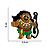 Aplique Emborrachado Personagem Maui da Moana - Imagem 2