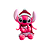 Aplique Emborrachado Personagem Stitch ou Angel Natal - Imagem 4