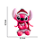 Aplique Emborrachado Personagem Stitch ou Angel Natal - Imagem 5