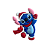 Aplique Emborrachado Personagem Stitch ou Angel Natal - Imagem 3