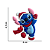 Aplique Emborrachado Personagem Stitch ou Angel Natal - Imagem 2