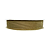 Fita Veludo Metálico Gold Lurex Esponjada Yama 38mm | Metro | Cor: Dourado - Imagem 1