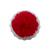 Pompom Pelúcia 80mm com Elástico | Vermelho - Imagem 1