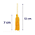 Pingente de Seda Tassel 7cm | Cor: Amarelo Ouro - Imagem 2