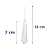 Pingente de Seda Tassel 7cm | Cor: Branco - Imagem 2