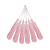 Pingente de Seda Tassel 7cm | Cor: Rosa - Imagem 1
