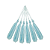 Pingente de Seda Tassel 7cm | Cor: Azul Bebê - Imagem 1