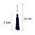Pingente de Seda Tassel 7cm | Cor: Azul Marinho - Imagem 2