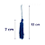 Pingente de Seda Tassel 7cm | Cor: Azul Royal - Imagem 2