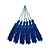 Pingente de Seda Tassel 7cm | Cor: Azul Royal - Imagem 1