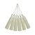 Pingente de Seda Tassel 7cm | Cor: Off White - Imagem 1