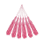 Pingente de Seda Tassel 7cm | Cor: Rosa Chiclete - Imagem 1