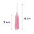 Pingente de Seda Tassel 7cm | Cor: Rosa Claro - Imagem 2