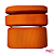 Fita Gorgurão MILI | 10 Metros | Cor: 751 Russet Orange - Imagem 1