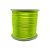 Fio de Seda | Rabo de Rato | Cordão de Cetim 1mm | 5 Metros | Cor: Verde Neon - Imagem 1