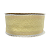 Fita Atoalhada Com Borda Trabalhada Babadinho 38mm | Metro | Cor: Amarelo - Imagem 1