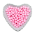 Miçanga Bola Lisa Leitosa Passante 8mm 25g | Cor: Rosa Candy - Imagem 1