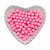Miçanga Bola Lisa Leitosa Passante 8mm 25g | Cor: Rosa Claro - Imagem 1