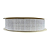 Fita Trabalhada Tweed 38mm | Metro | Cor: Branco - Imagem 1